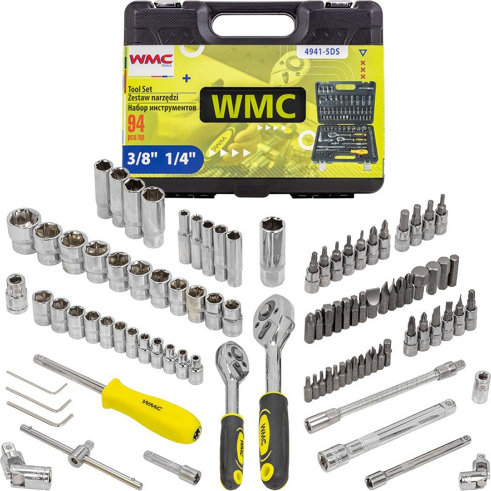 Набор инструментов «WMC Tools» WMC-4941-5DS-м, 94 предмета