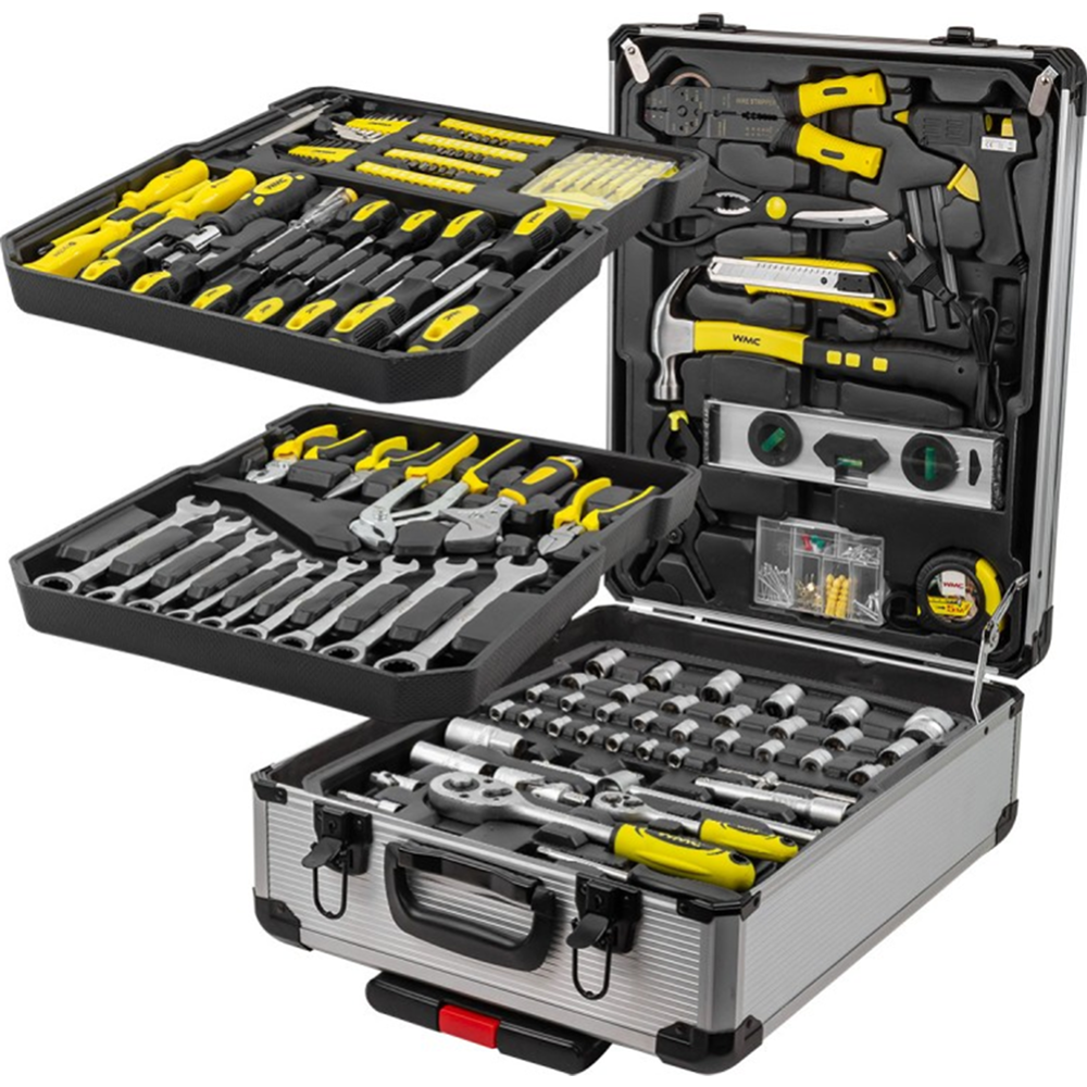 Набор инструментов «WMC Tools» в алюминиевом кейсе, WMC-40287, 287 предметов