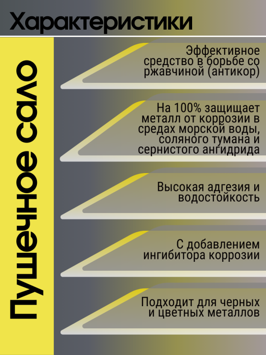 Пушечное сало антикор для автомобиля 4000мл