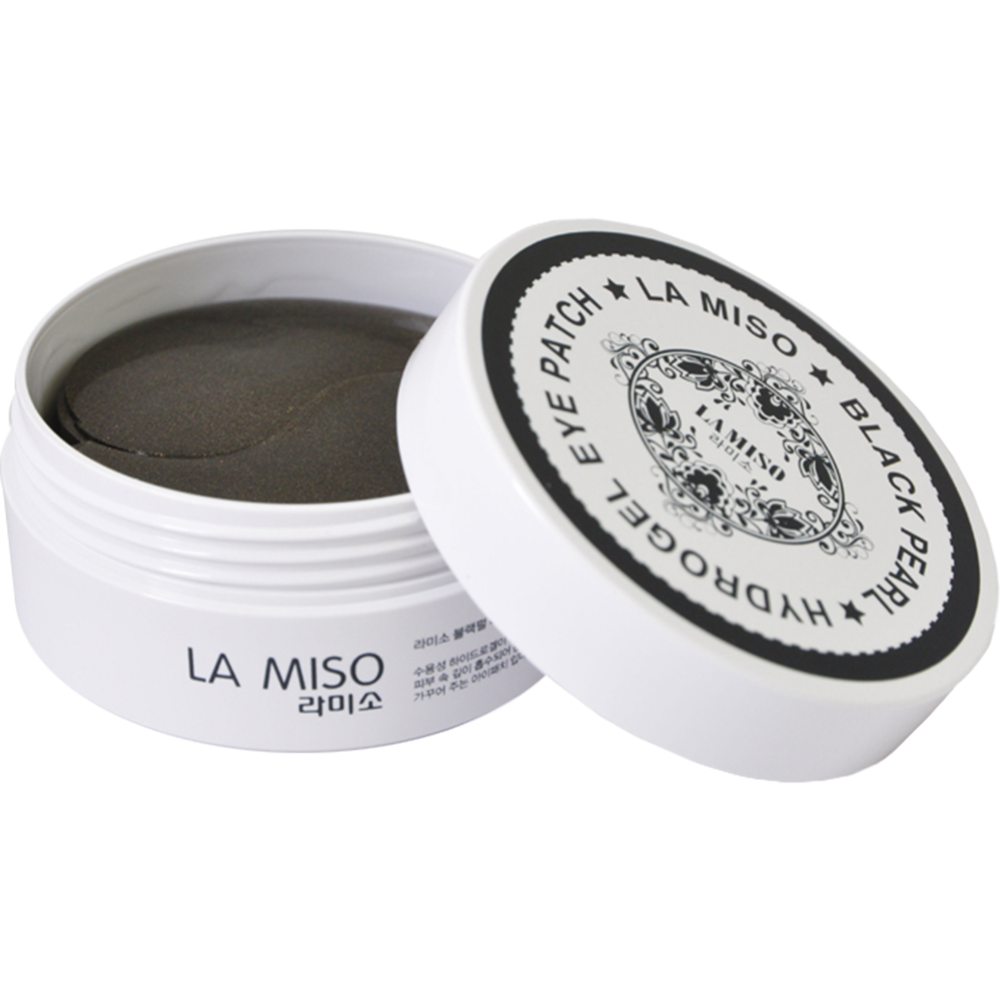 Гидрогелевые патчи «La Miso» с черным жемчугом, 30+, 60 шт