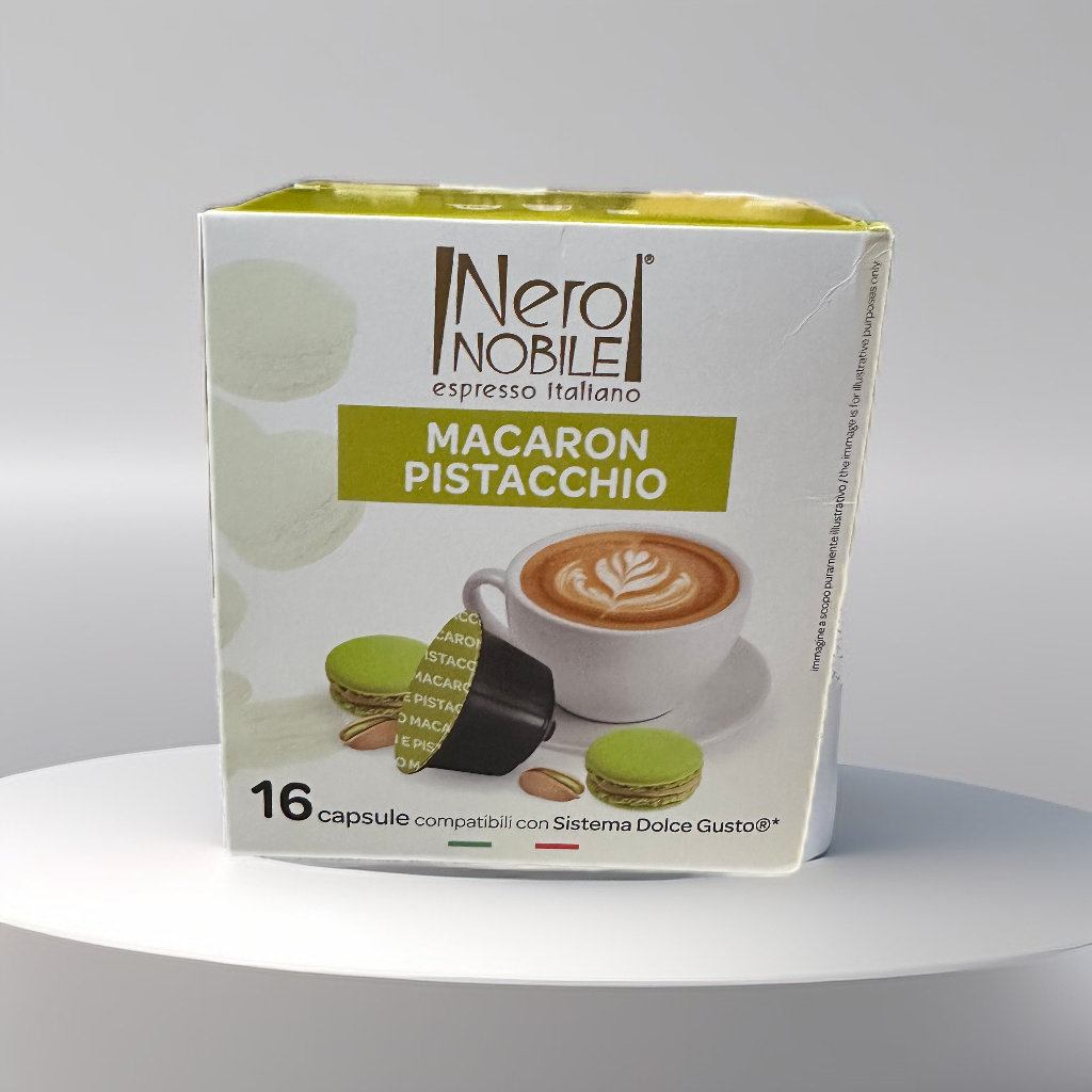 Кофе Neronobile Macaron Pistacchio 16 капсул.