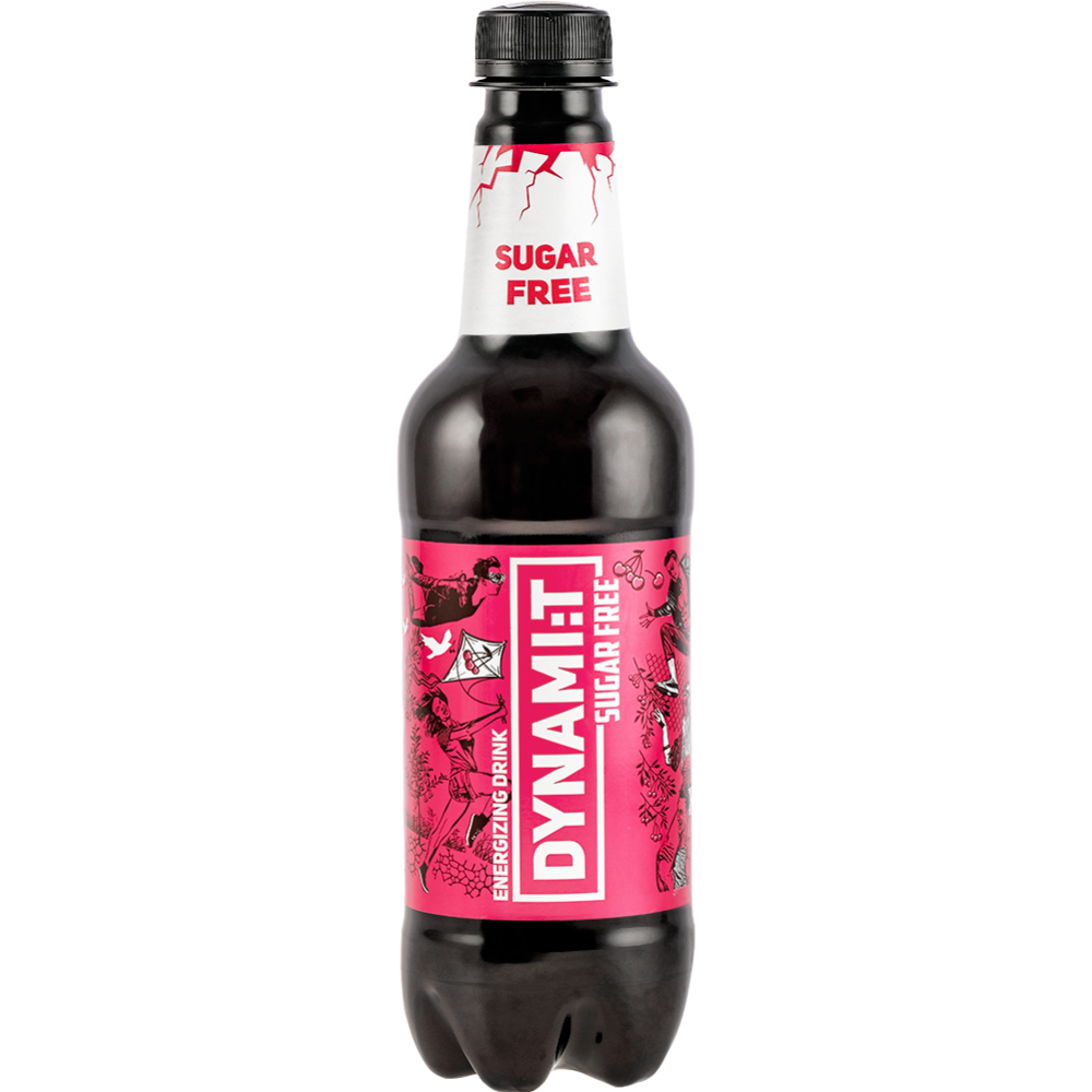 На­пи­ток энер­ге­ти­че­ский «Dynami:T» Sugar Free, со вкусом вишни, 0.5 л #0