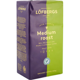 Кофе молотый «Lofbergs» Lila Medium Roast In Cup, 500 г