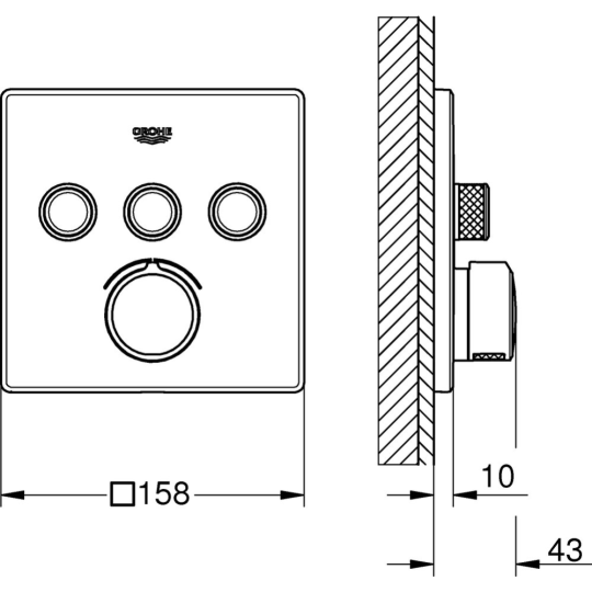 Смеситель «Grohe» SmartControl, 29149000