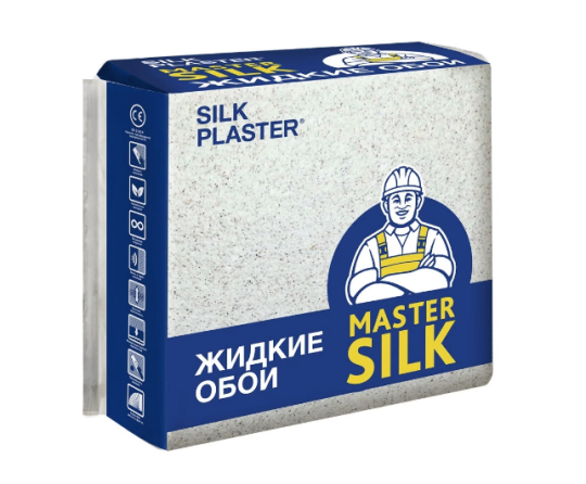 Жидкие обои Master Silk желтого цвета (MS-3)