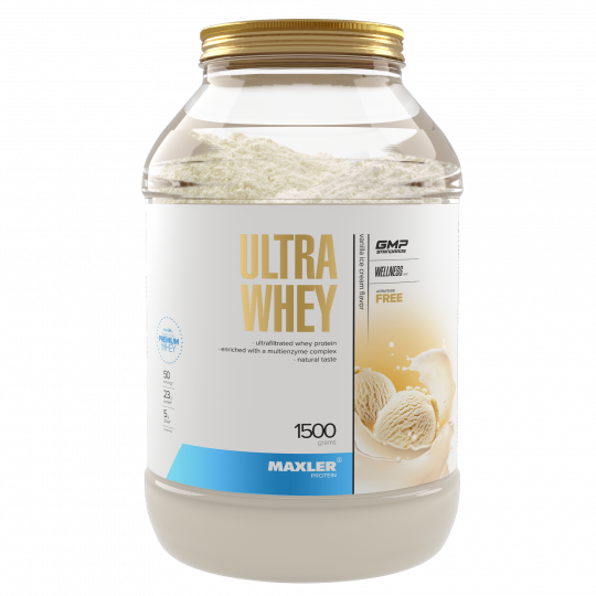 Протеин Maxler Ultra Whey 1500 g (can) - Vanilla Ice Cream