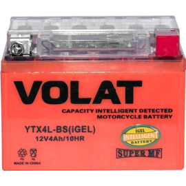 YTX4L-BS iGel 4Ah 50A, 113х70х85