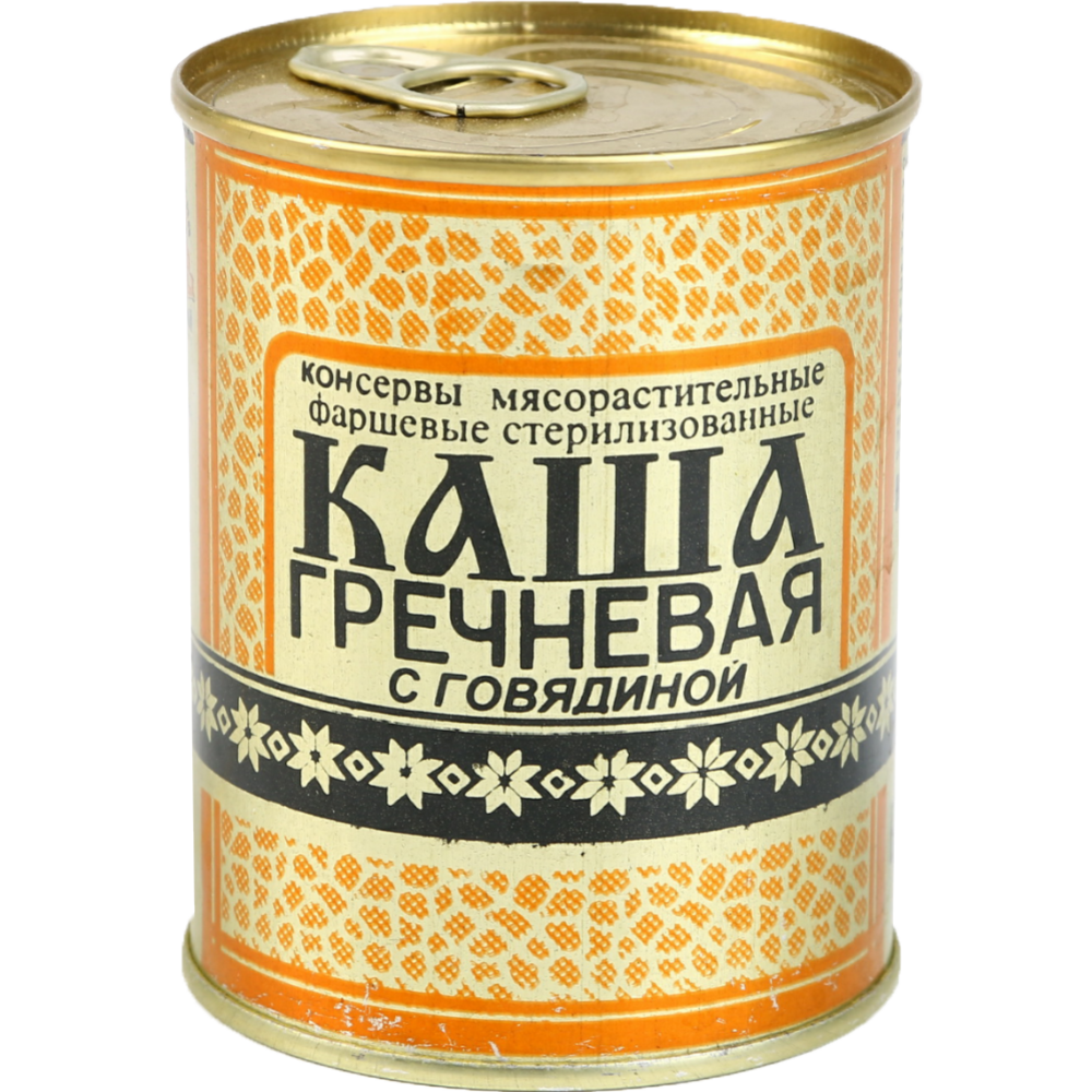 Консерва  "Каша гречневая с говядиной" 340 г. #0