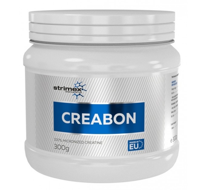 Картинка товара Креатин Strimex Creabon 100% Micronized Creatine, 300 грамм