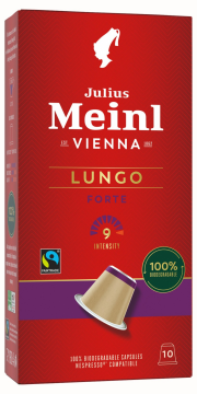 Кофе в капсулах Julius Meinl Inspresso Biodegradable Lungo Forte Bio 5,6*10 капсул