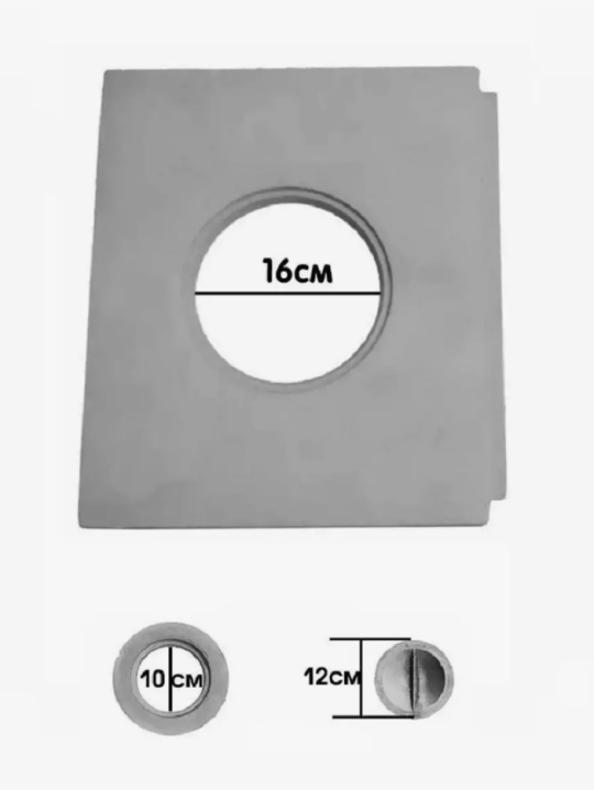 Плита печная чугунная составная ПС1-2 (410х340)