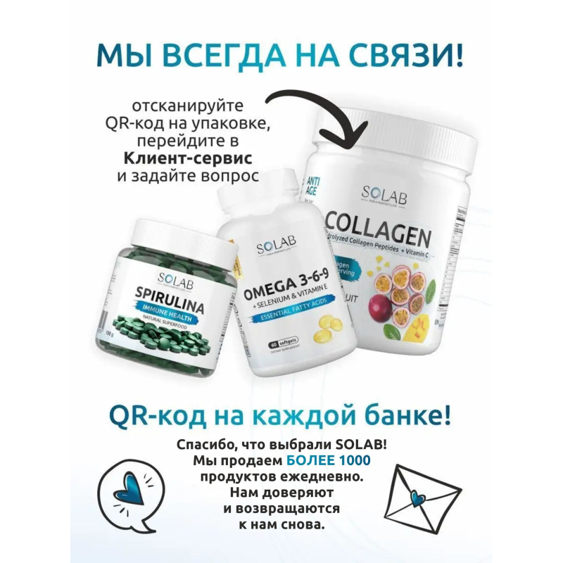 SOLAB / Жиросжигатель Fat Burner Day, 60 капсул