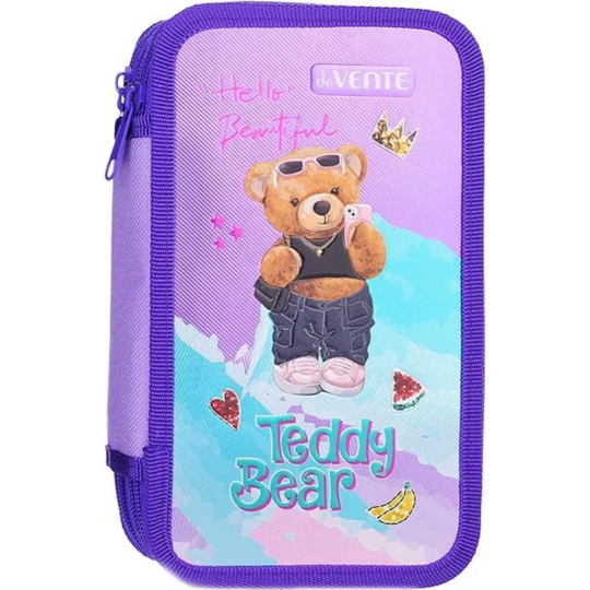 Пенал «deVente» Teddy Bear, 7013400, 20.5х12 см