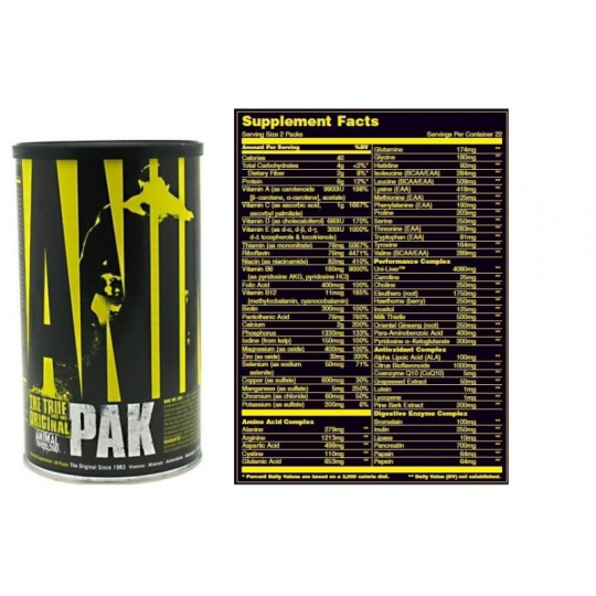 ВИТАМИННЫЙ КОМПЛЕКС UNIVERSAL ANIMAL PAK (30 ПАКЕТИКОВ)