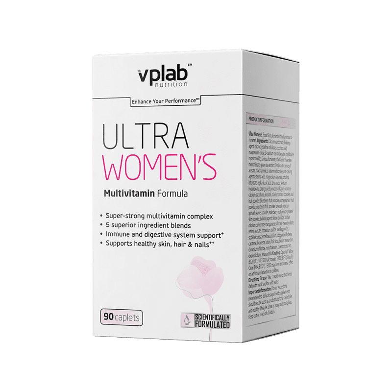 Витаминный комплекс для женщин Ultra Women's Multivitamin Formula / 90 caplets VPlab