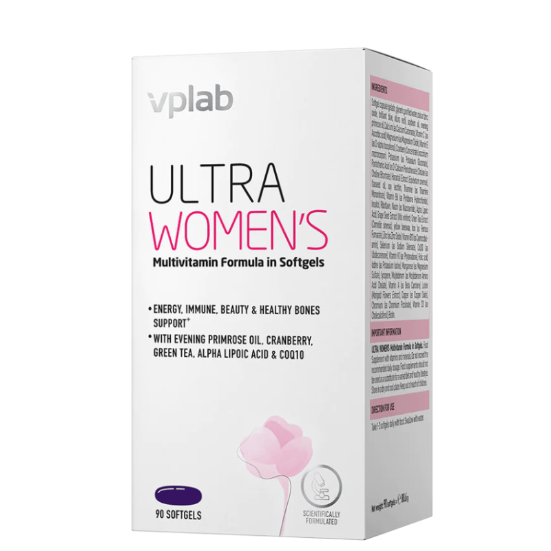 Витаминный комплекс для женщин Ultra Women's Multivitamin Formula / 90softgels VPlab