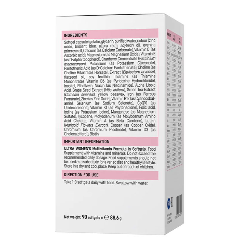 Витаминный комплекс для женщин Ultra Women's Multivitamin Formula / 90softgels VPlab