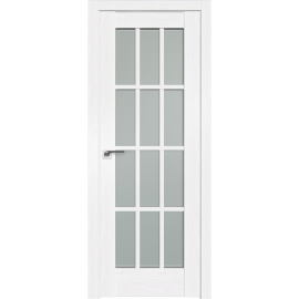 Дверь «ProfilDoors» 102X Пекан белый/Матовое, 200х90 см 