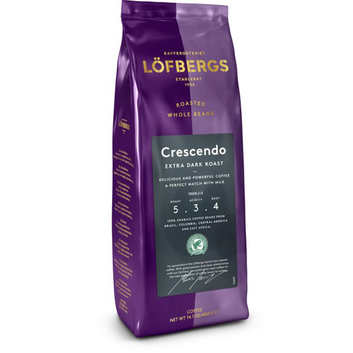 Кофе зерновой Lofbergs Crescendo 400г