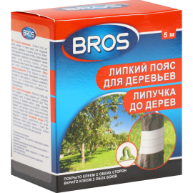 Липкий пояс для деревьев «Bros» 5 м.