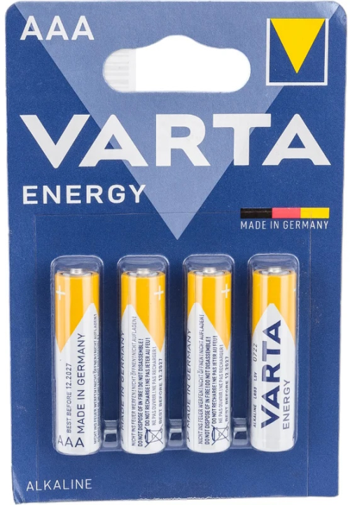 Батарейка VARTA ENERGY LR03 AAA B4