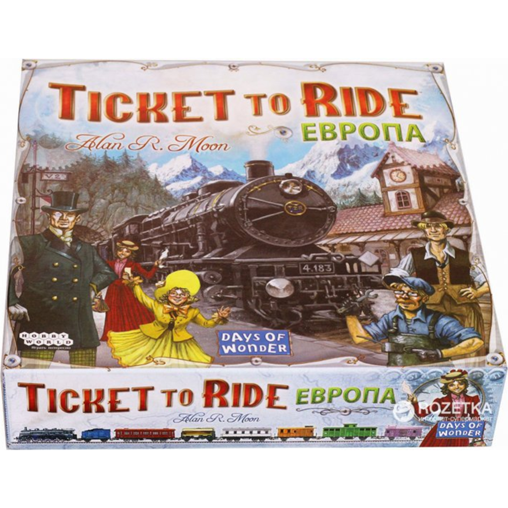 Настольная игра «Hobby World» Ticket to ride: Европа