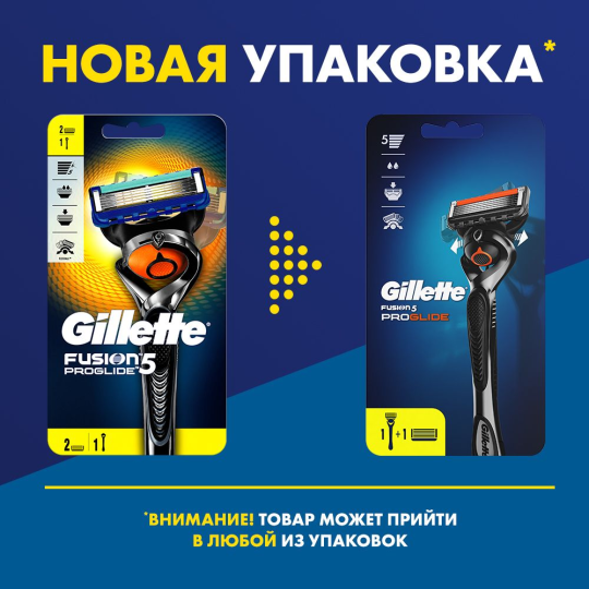 Бритва / станок для бритья муж­ской Gillette Fusion 5 Proglide Flexball с с 2 кассетами