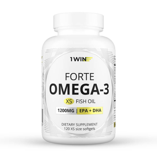 1WIN / Omega-3 , XS 1200 мг, 120 капсул