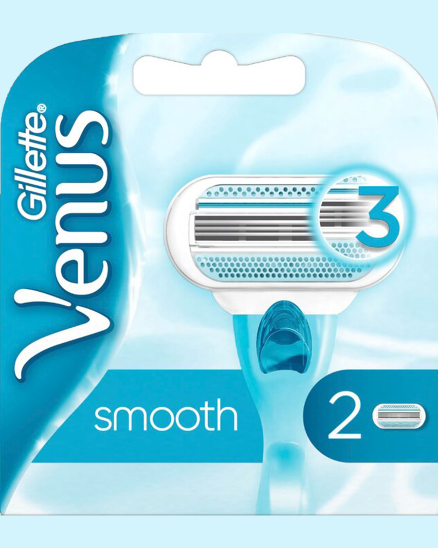 Сменные кассеты для бритья «Gillette» Venus Smooth (2 шт)