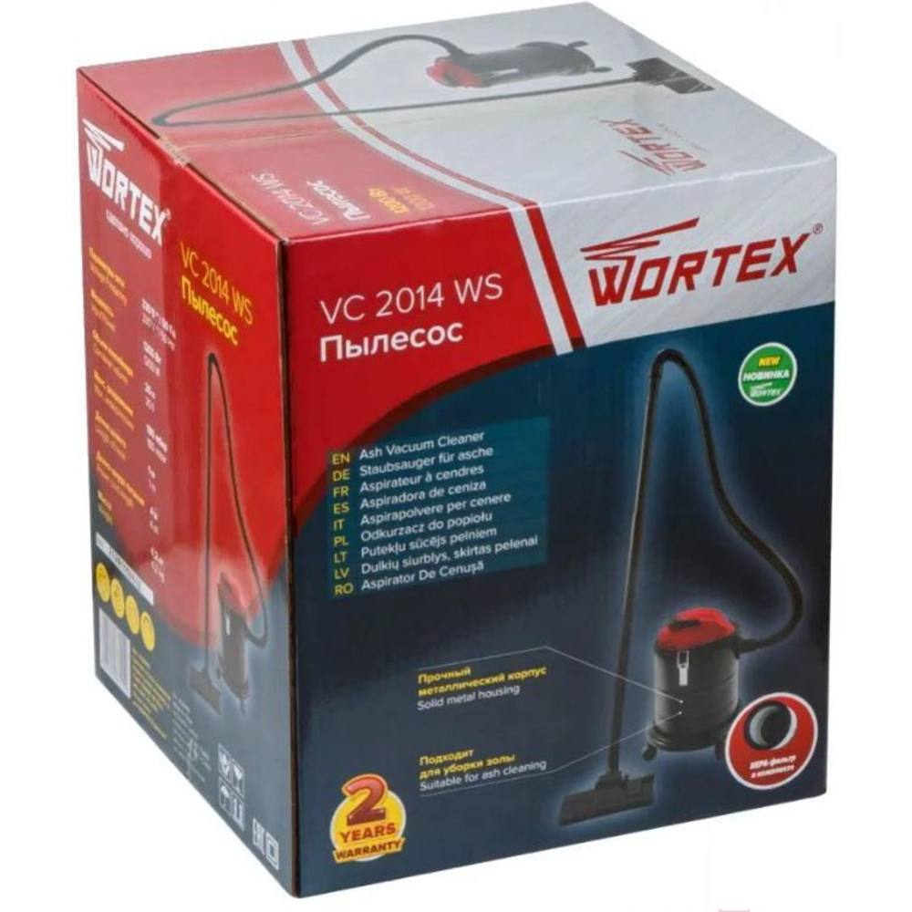 Профессиональный пылесос «Wortex» VC 2014 WS, 0329115