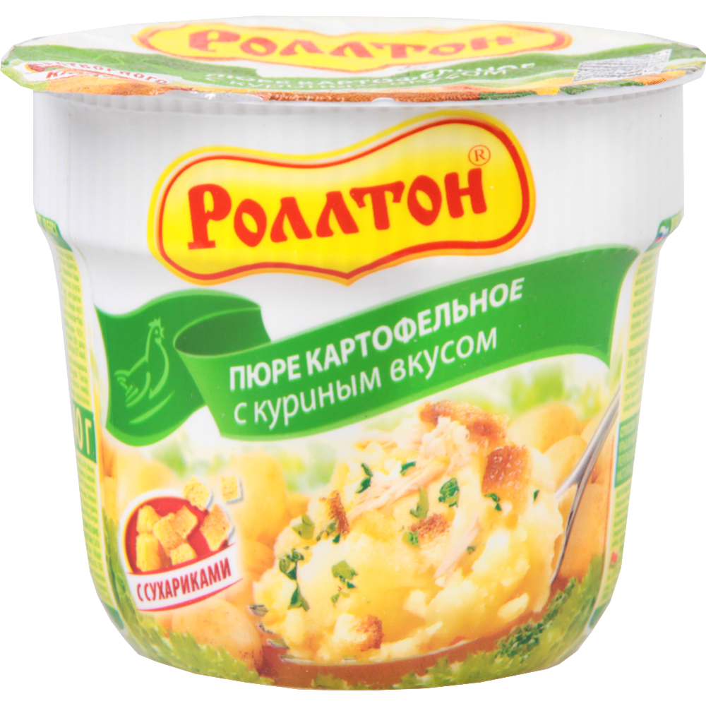 Кар­то­фель­ное пюре «Рол­л­тон» ку­ри­ное,БП 40 г