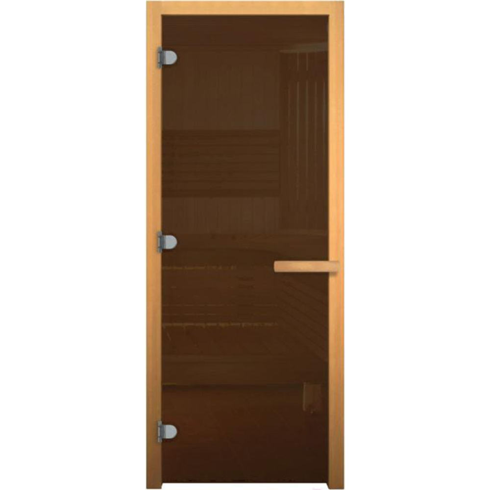 Дверь «Везувий» стеклянная, осина, бронза матовая, 1800х800 мм #0