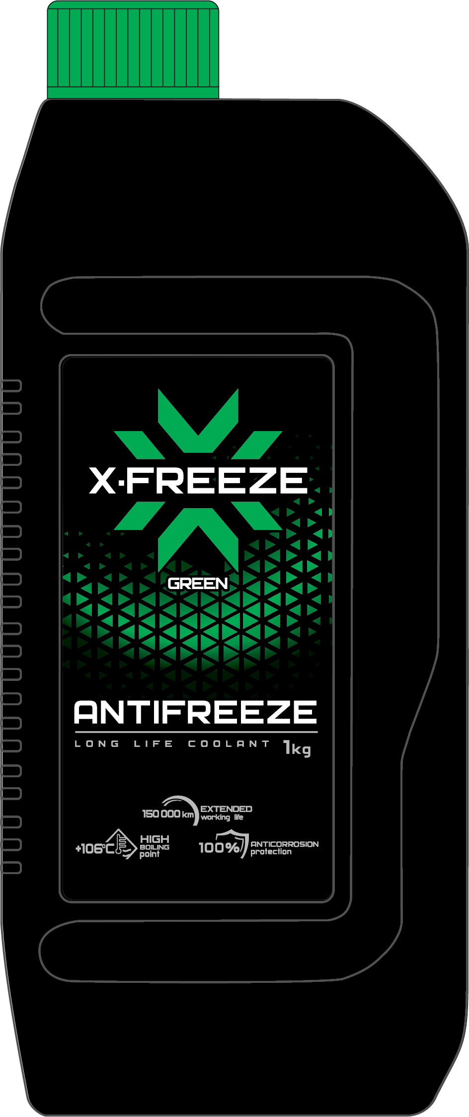 Антифриз X-FREEZE Green (зеленый) 1 кг  арт 430206069