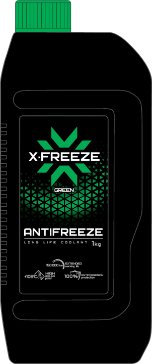 Антифриз X-FREEZE Green (зеленый) 1 кг  арт 430206069