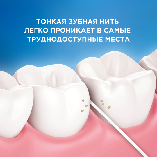 Зубная нить / нитка Oral-B Essential Floss Waxed Mint Вощеная 3 шт. х 50 м