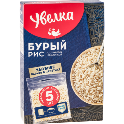 Рис «Увел­ка» Бурый, 5х80 г