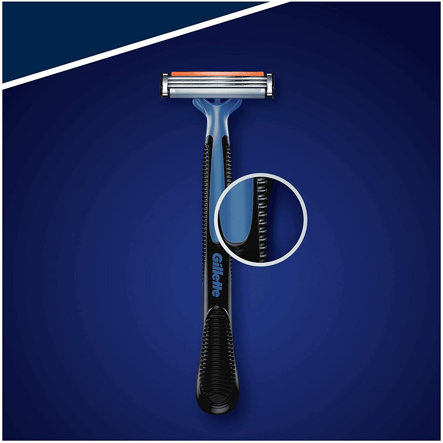 Одноразовые станки / бритвы для бритья мужские Gillette Blue 3 Smooth 2 шт. х 6 шт.