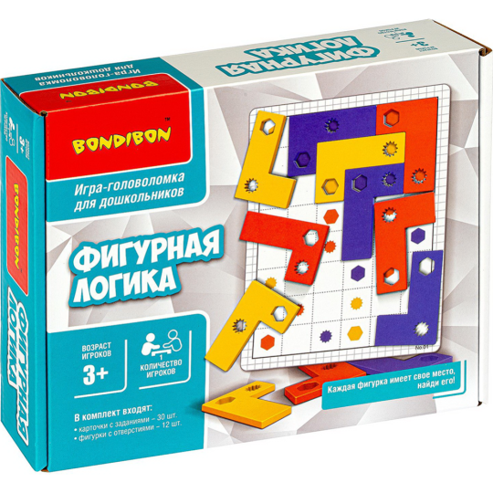 Настольная игра «Bondibon» Фигурная логика, 321287