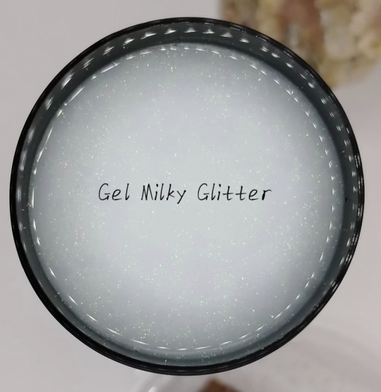 Гель моделирующий Milky glitter Gelnail 20 грамм