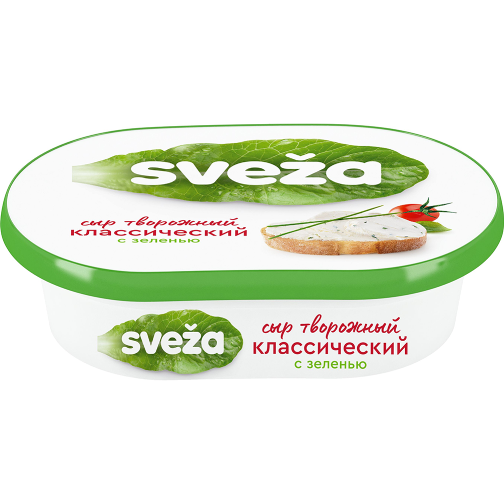 Сыр творожный «SVEZA» с зеленью, 60%, 150 г #0