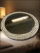 Зеркало настенное круглое в джутовой раме 40 см бронза