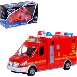 Игрушечный автомобиль «Автоград» Пожарная служба, 5187451