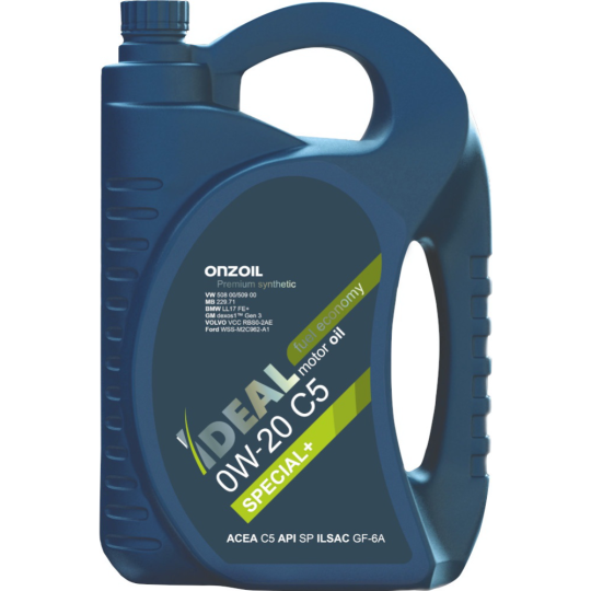 Масло моторное «Onzoil» Ideal 0W-20 C5, 4.5 л