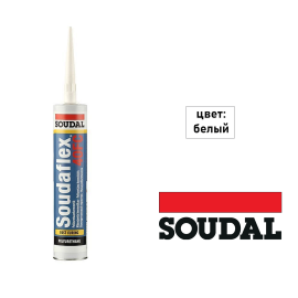 Герметик полиуретановый "Soudal" Soudaflex 40FC белый 300 мл