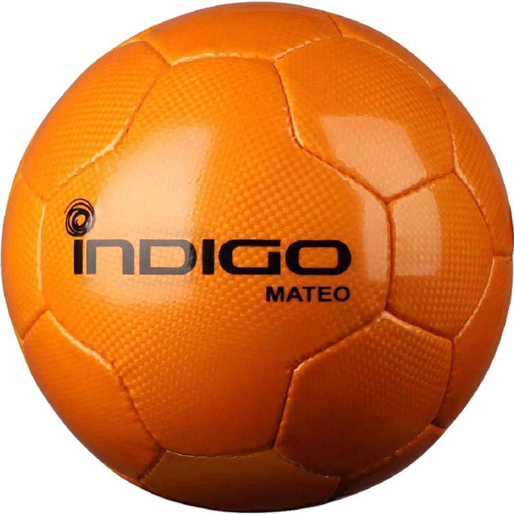 Футбольный мяч «Indigo» Mateo, N004, размер 5, оранжевый