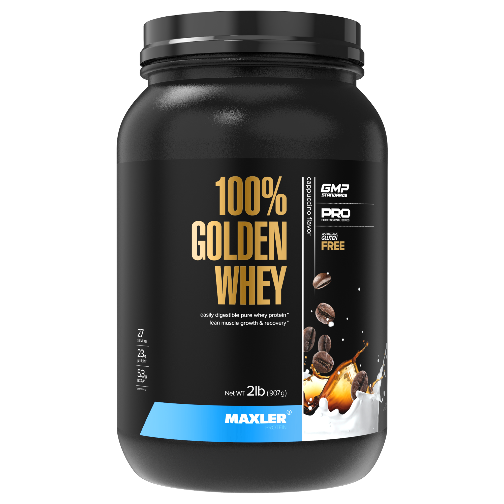 Протеин Maxler Golden Whey 2 lb - Cappuccino