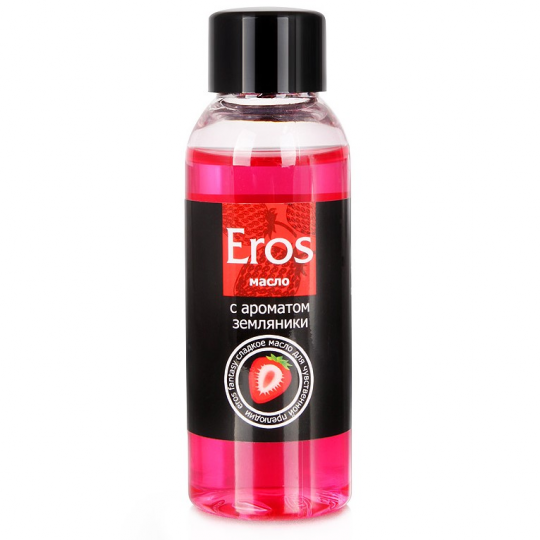 Массажное масло с ароматом земляники Eros Fantasy 50 мл