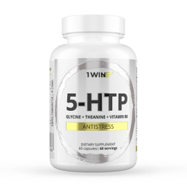 1WIN/5-HTP с глицином, l-теанином и витаминами группы B, 60 капсул