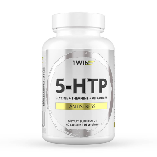 1WIN/5-HTP с глицином, l-теанином и витаминами группы B, 60 капсул