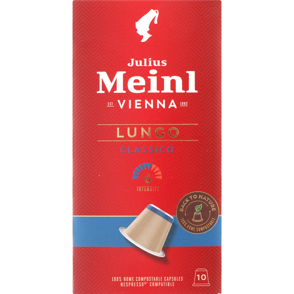 Кофе в капсулах «Julius Meinl» Lungo Classiсо Bio, 10х5.6 г #0